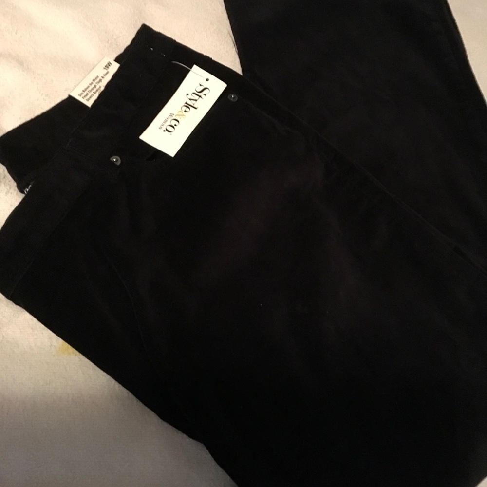 Brand new Style & Company Black Corduory Pants